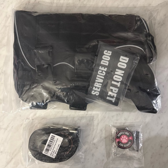 WINSEE Service Dog Harness - Black - Picture 9 of 9